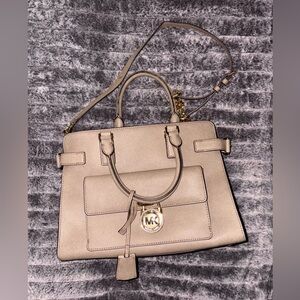 Great condition Michael Kors Saffiano Over the Shoulder Satchel Handbag